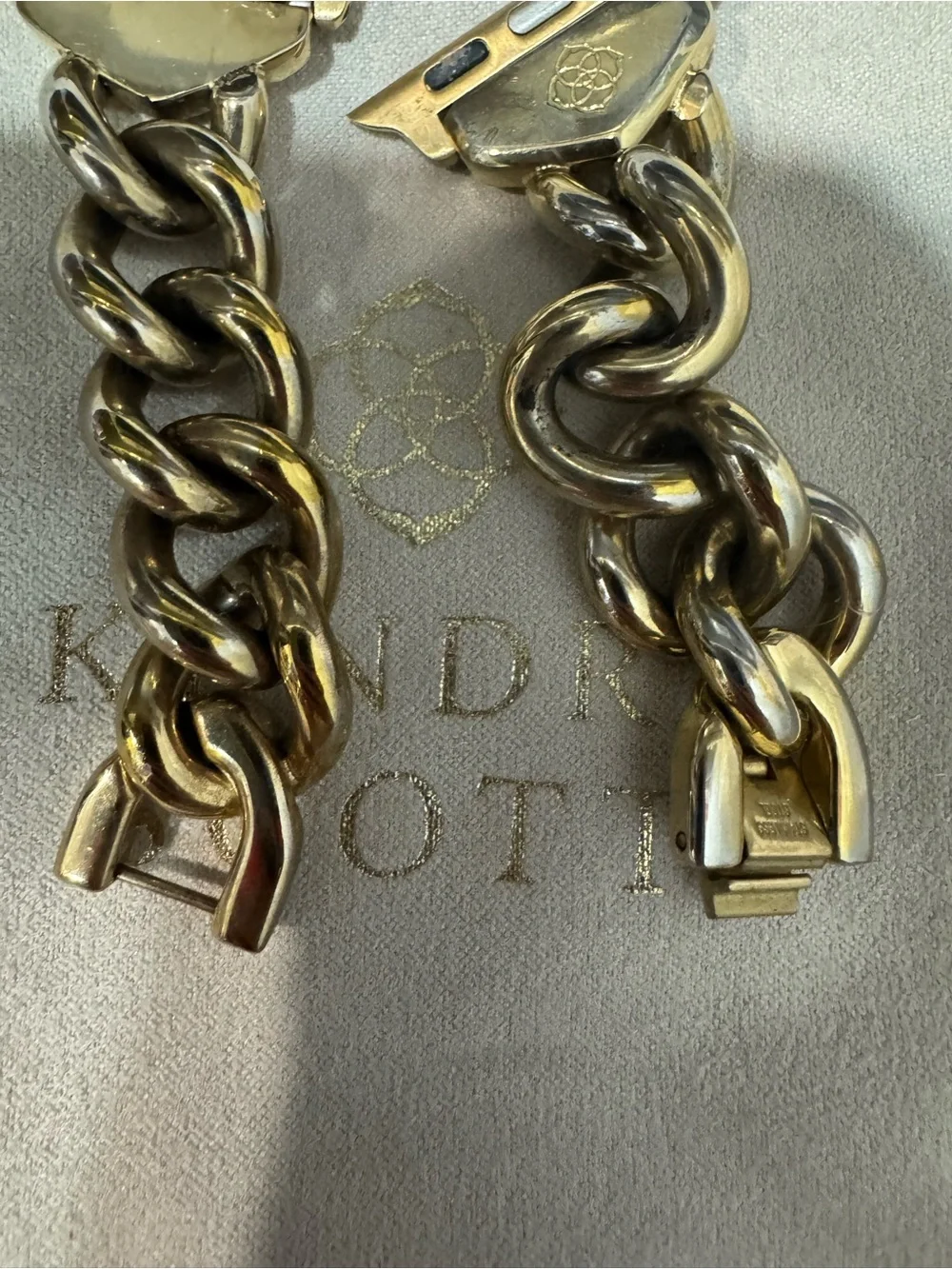Kendra Scott Gold-Tone Chunky Chain Apple Watch Band Adapter